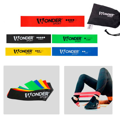 Set De Bandas Elásticas x 5 Unidades