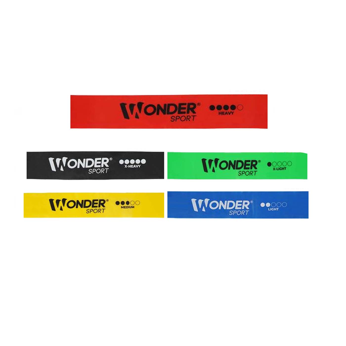 Set De Bandas Elásticas x 5 Unidades