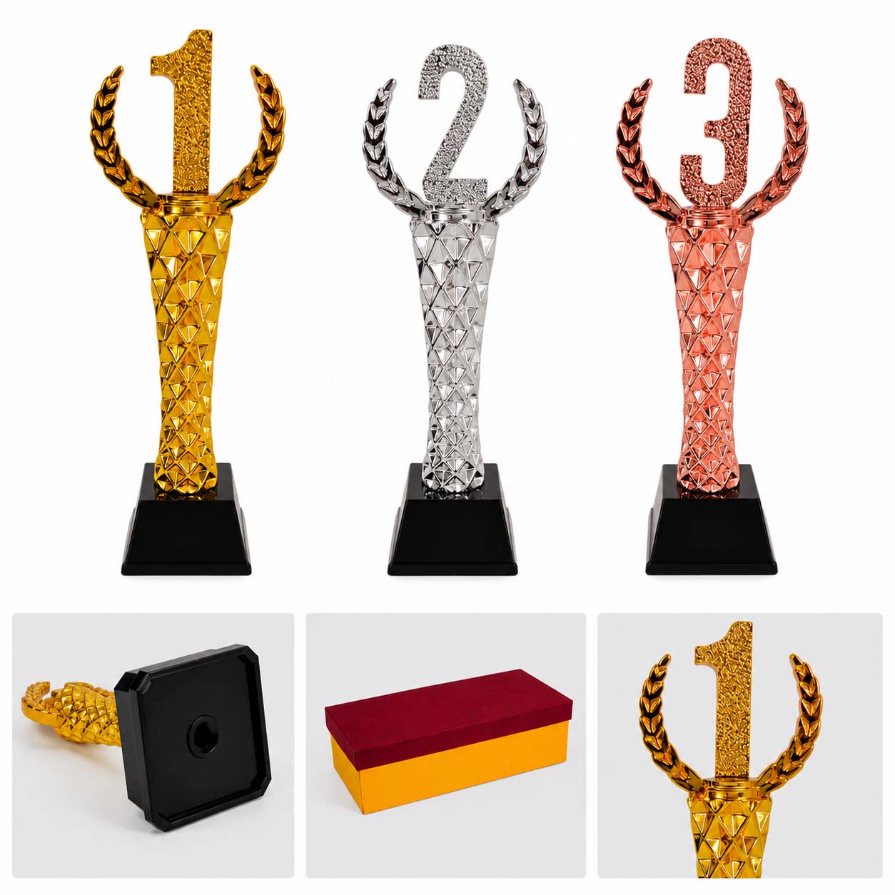 Trofeo de Premiación 1°, 2° y 3° Puesto