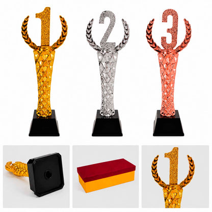 Trofeo de Premiación 1°, 2° y 3° Puesto