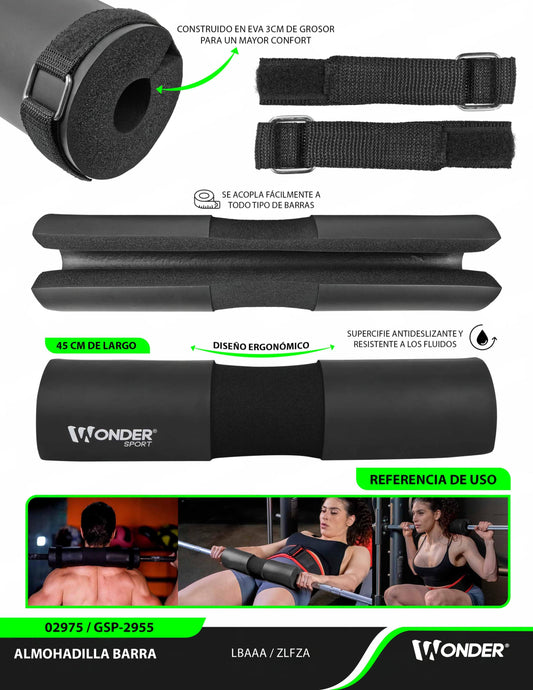 Almohadilla para Barra Wonder Sport – Protección y Máximo Confort